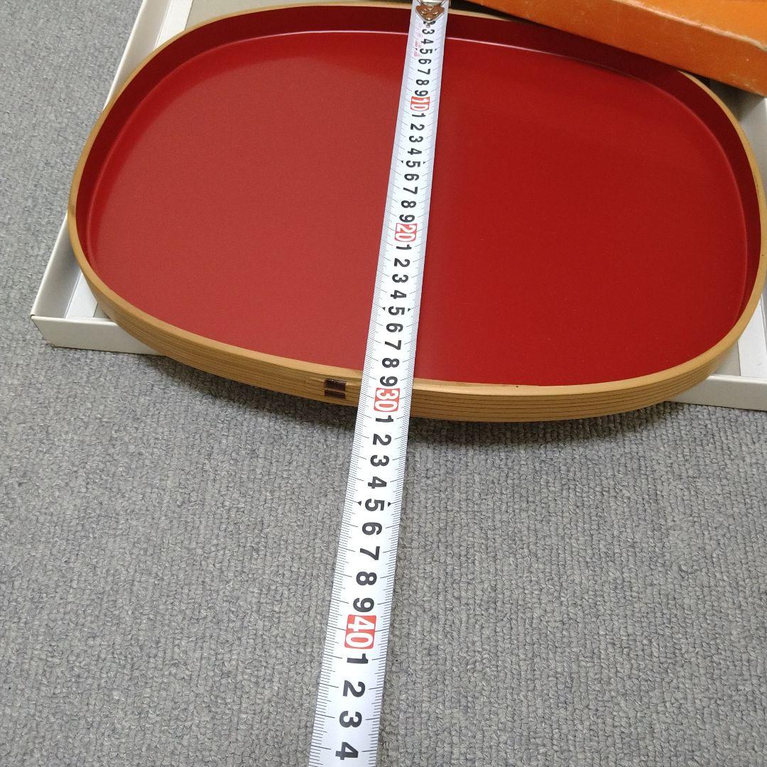 新品　激安！曲げわっぱ　楕円形盆　トレイ　秋田杉