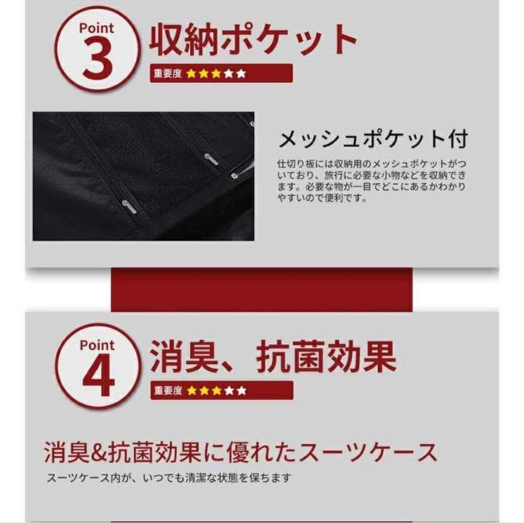 キャリーケース S TSAロック 衝撃吸収 軽量 静穏 キャリーバッグ グレー