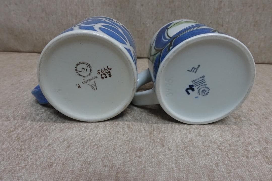 訳あり！ロイヤルコペンハーゲン 1968年、1981年マグカップSサイズ