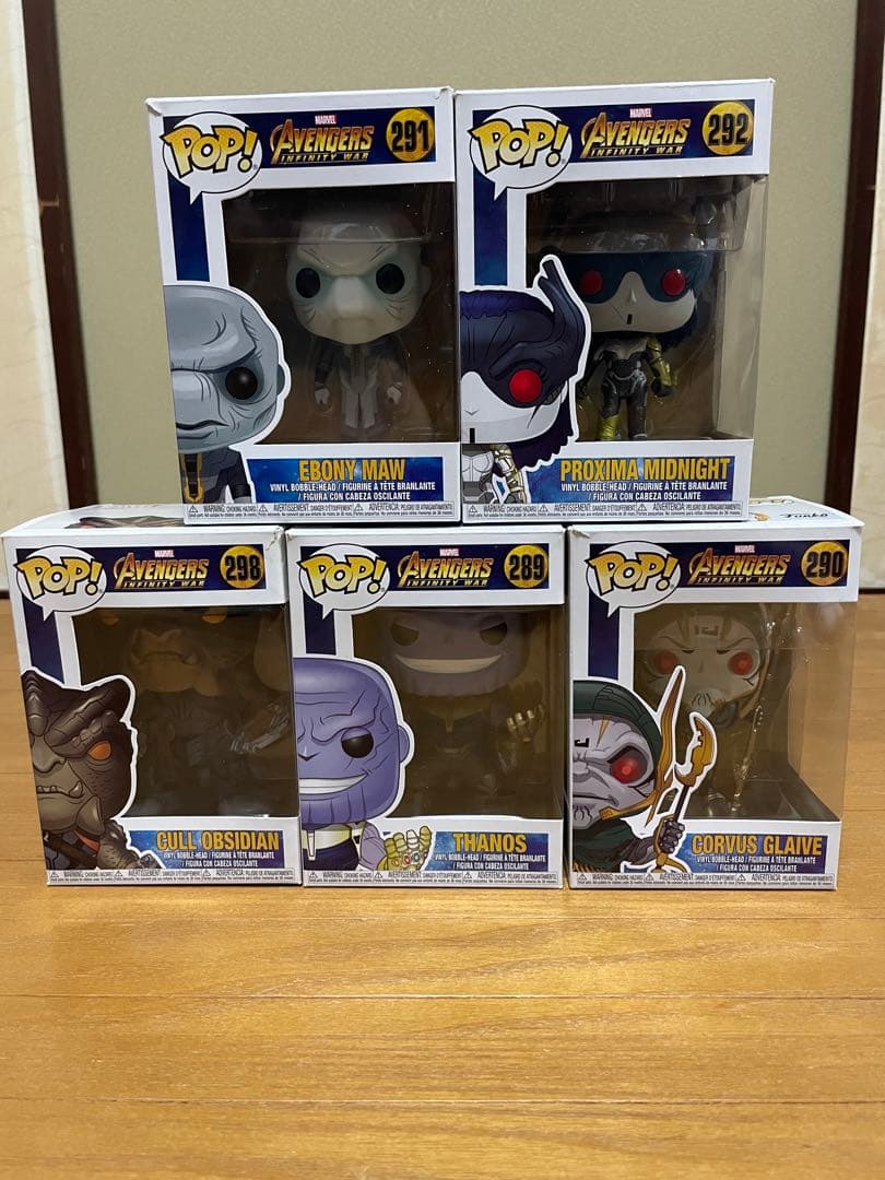 Funko pop marvel 5体セット
