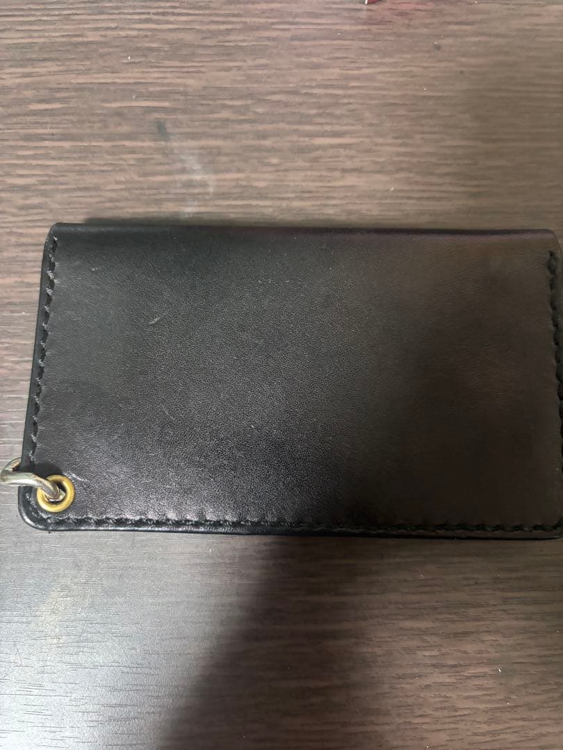 80s加工レザー トラッカー財布