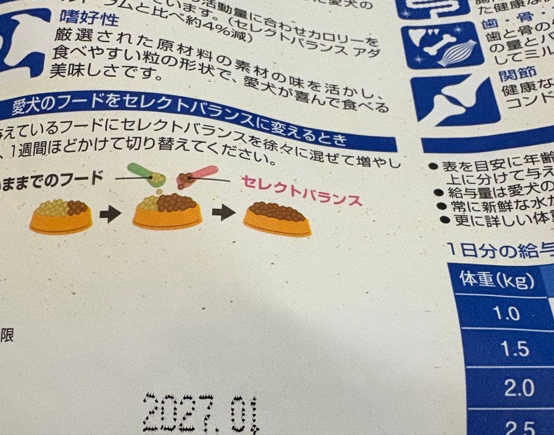 セレクトバランス　エイジングケア　ラム3kg×2袋