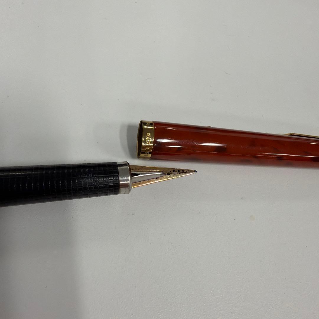 希少 フランス製 パーカー180 Lacquer（漆/うるし両面ニブ 万年筆