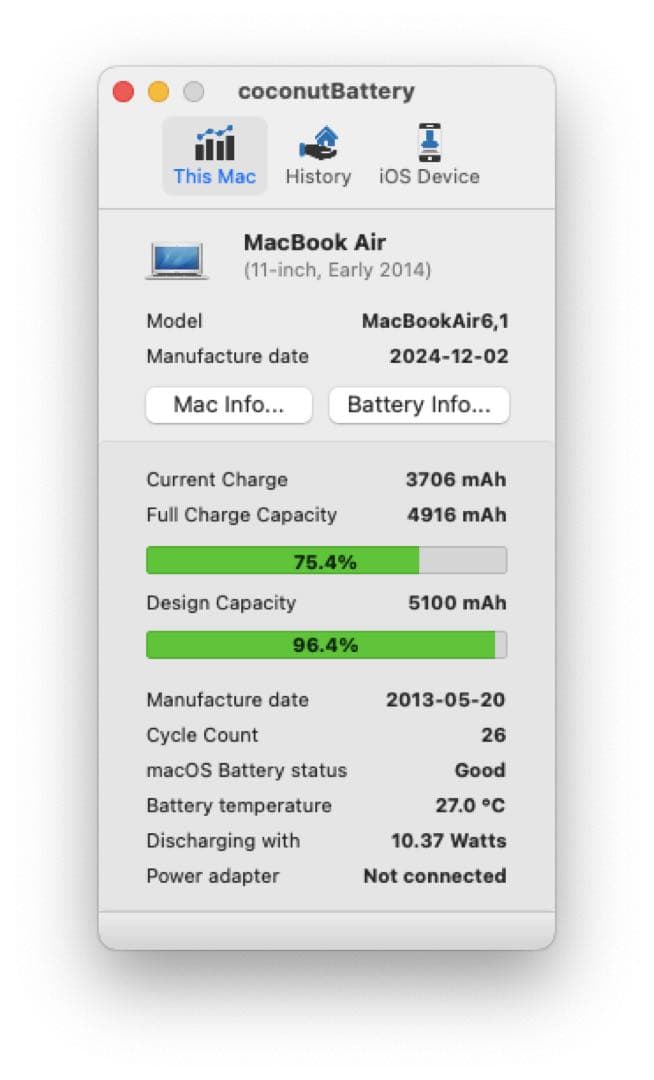 【美品】Apple MacBook Air 11インチ