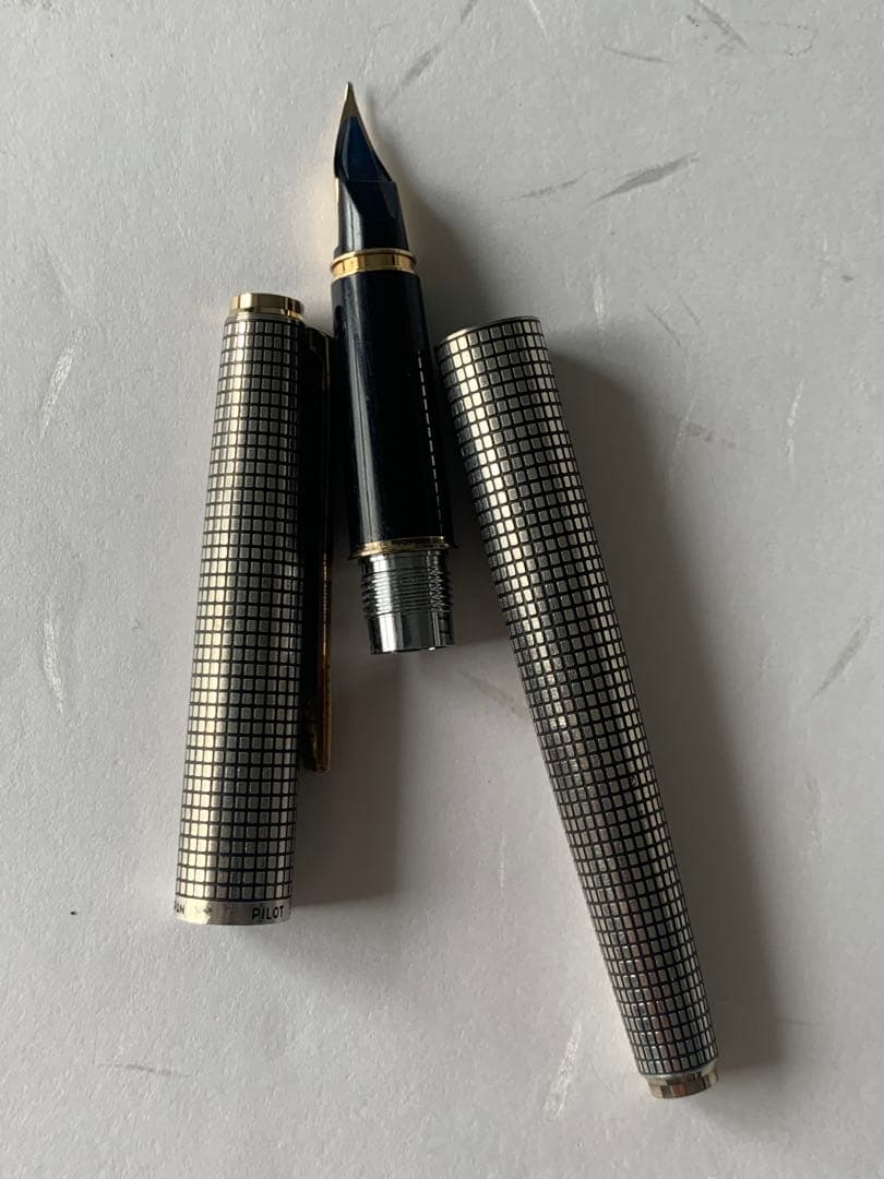 PILOT シルバー製 万年筆 14Kペン先