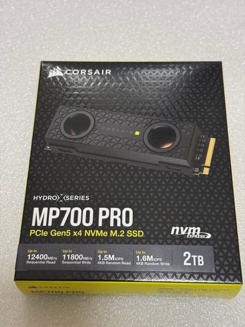 新品 Corsair MP700 PRO 2TB Gen5 NVMe SSD
