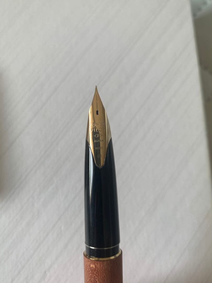 PILOT Custom 楓 木軸 万年筆 18Kペン先