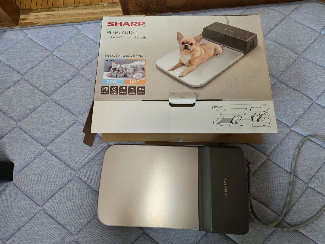 SHARP ペット用冷暖プレート PL-PT40D-T　小型犬　猫用