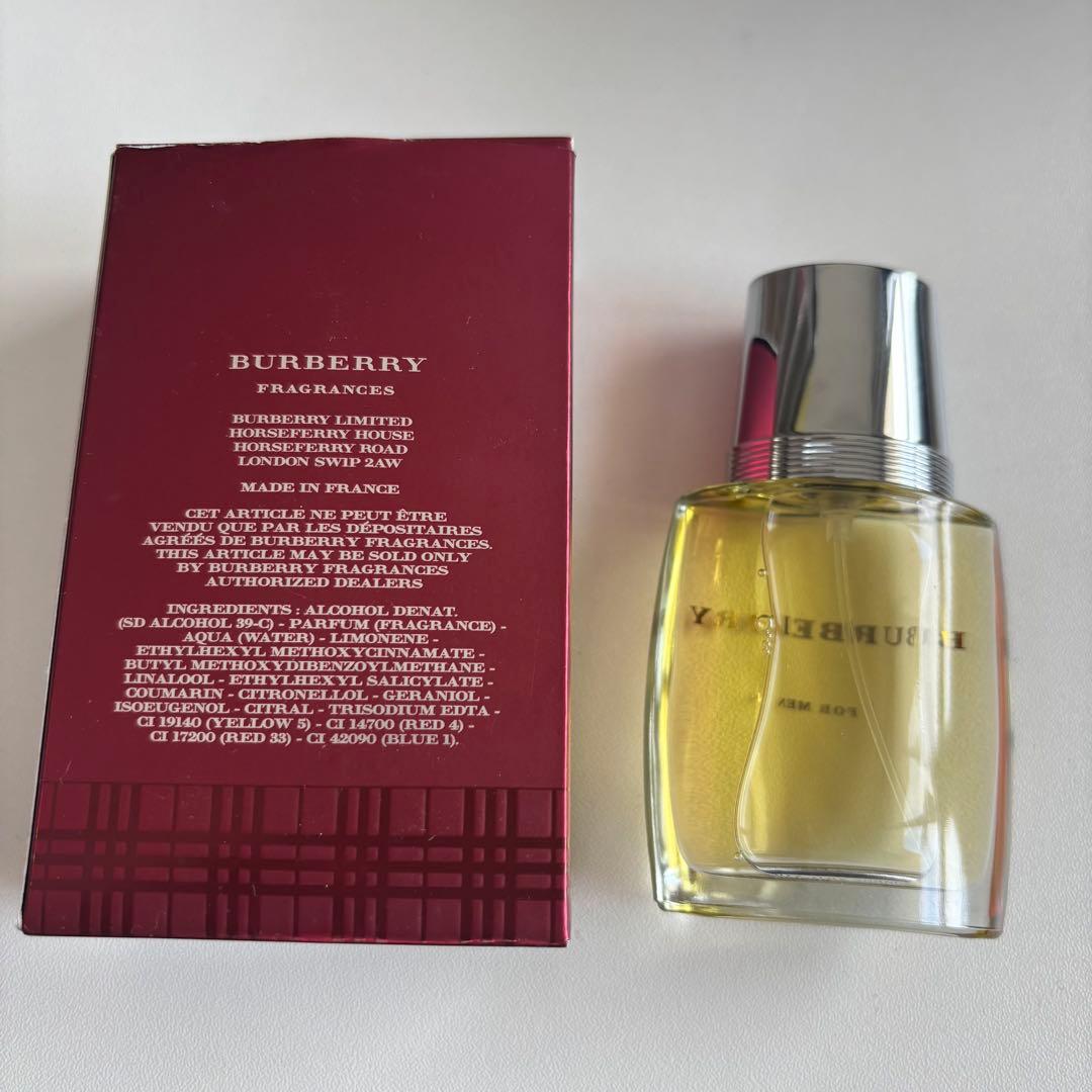 香水(男性用) BURBERRY FOR MEN Eau de Toilette 30ml