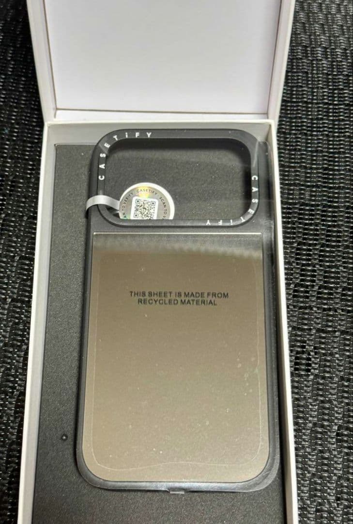 casetify iPhone17proミラースタンドーケースMagsafe対応