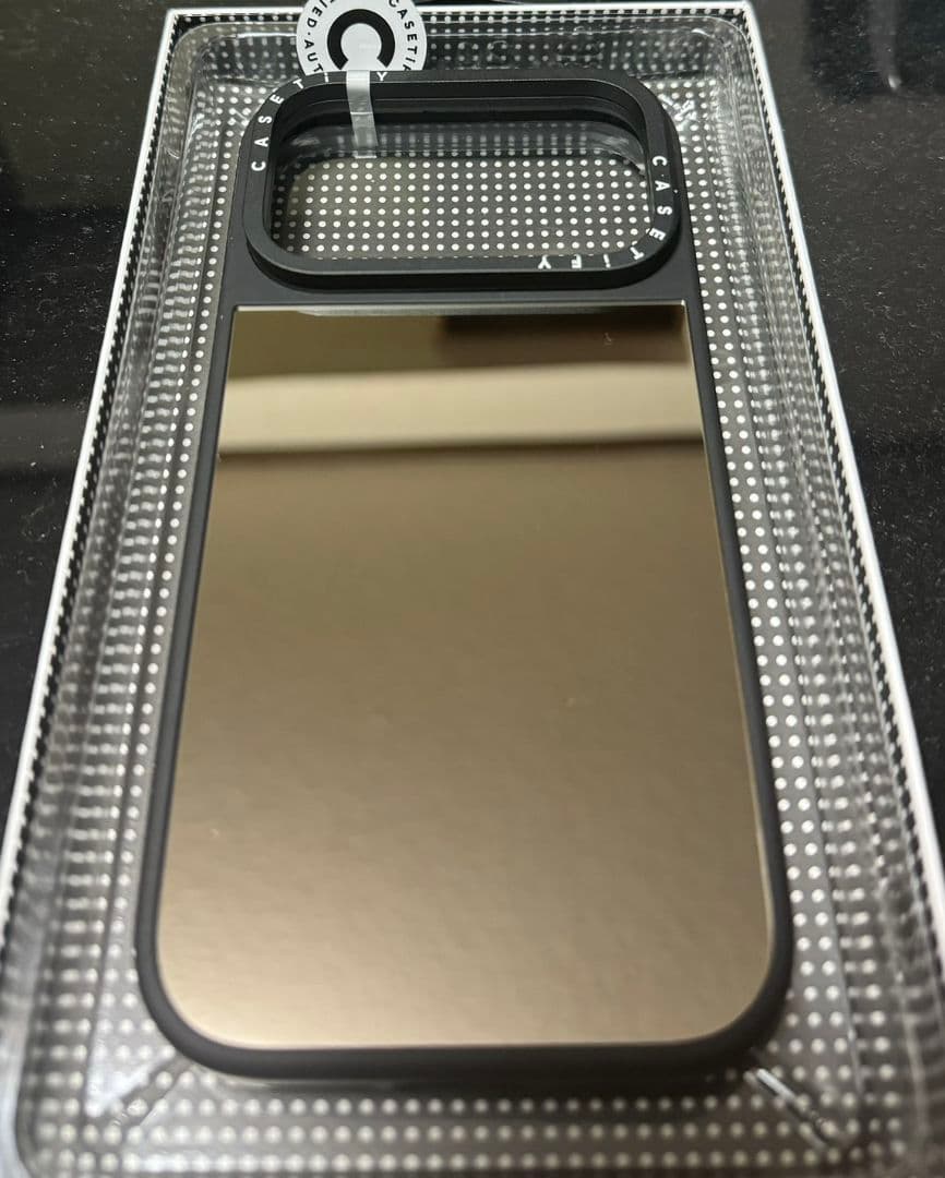 casetify iPhone17proミラースタンドーケースMagsafe対応