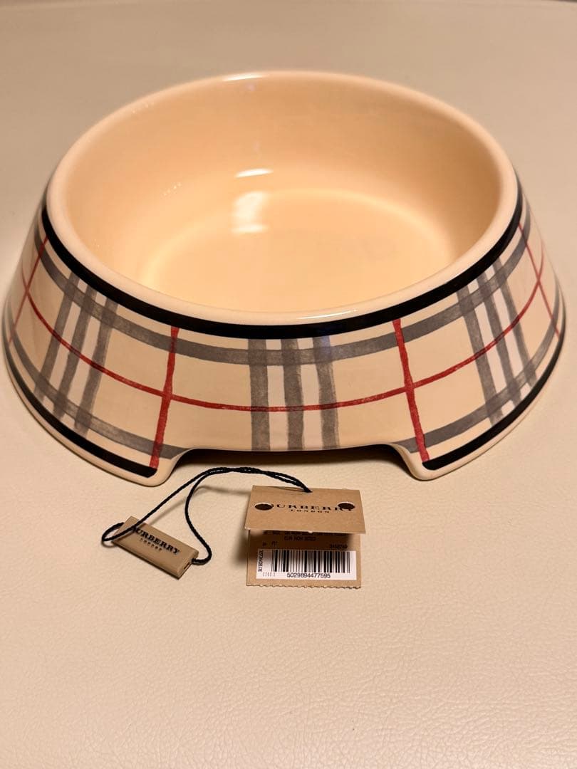 BURBERRYチェック フードボウル 食器 未使用品