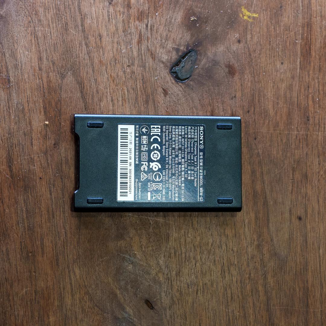 純正！SONY MRW-G2 CFexpress TypeA SDカードリーダー