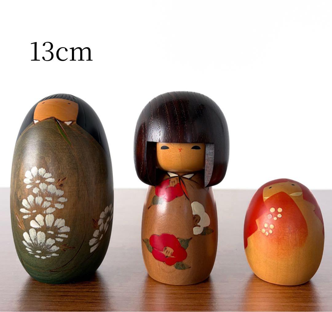 創作 こけし セット まとめ まとめて レトロ 卯三郎 季 kokeshi 人形