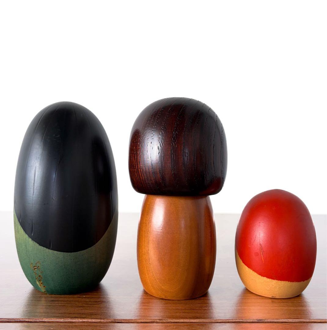 創作 こけし セット まとめ まとめて レトロ 卯三郎 季 kokeshi 人形
