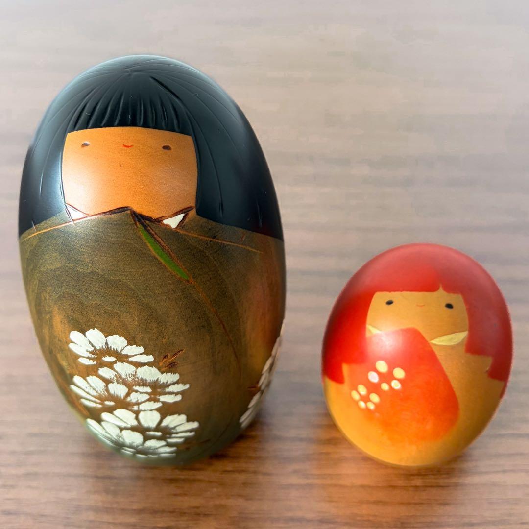 創作 こけし セット まとめ まとめて レトロ 卯三郎 季 kokeshi 人形
