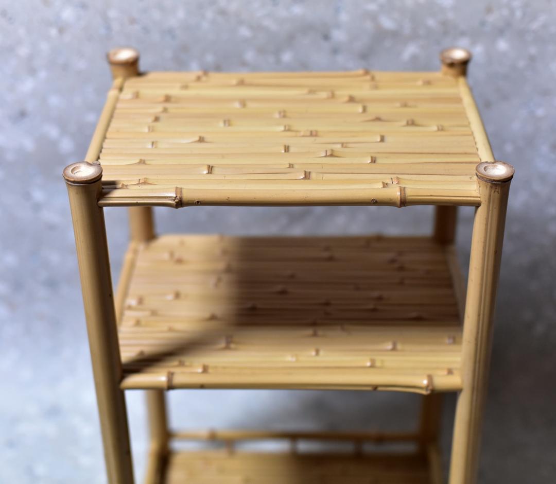 大特価竹製品　煎茶用棚　【極上品】飾り棚　お茶道具