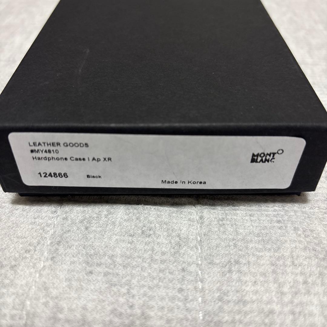②美品　モンブラン Montblanc iPhone XR ケース