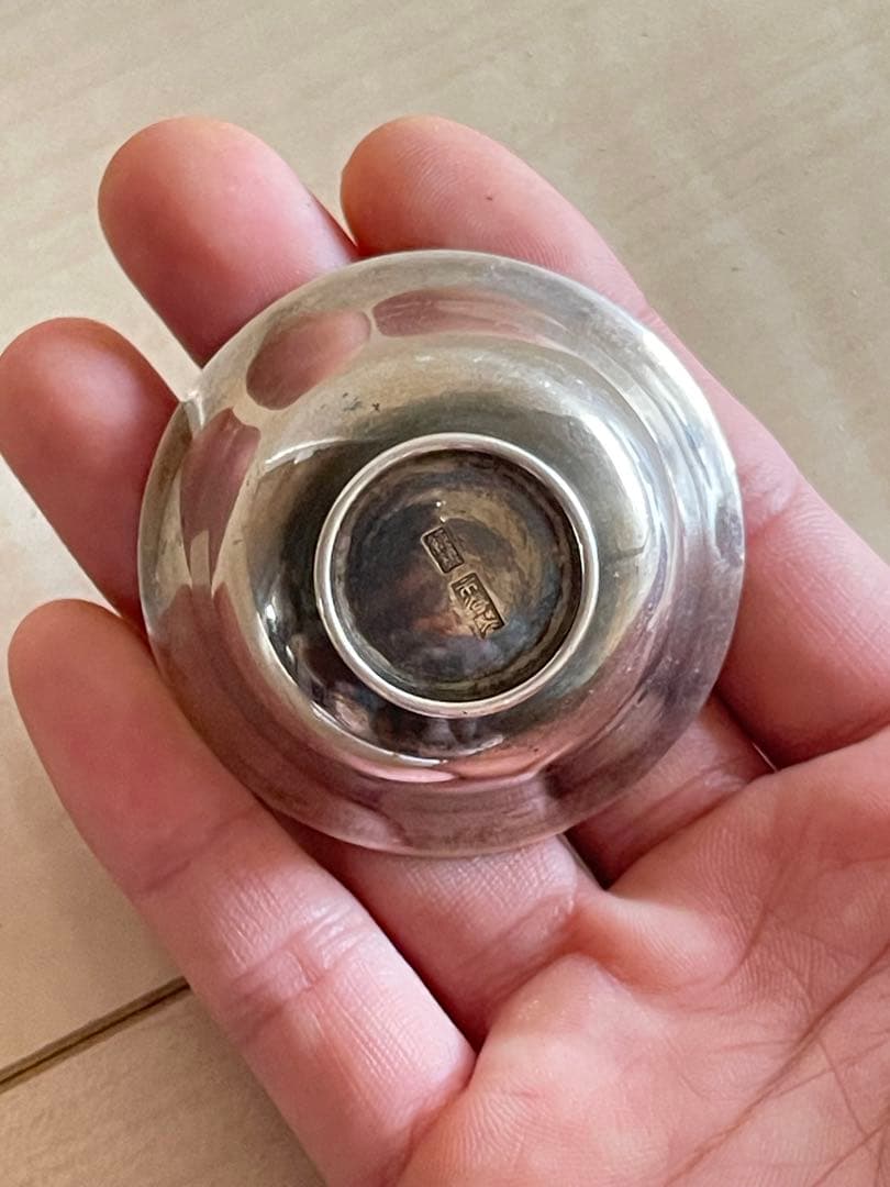 純銀　銀盃