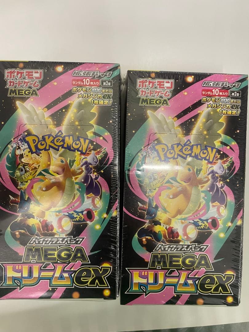 再*可様 ポケモンカードゲーム MEGAドリームex 未開封　シュリンク付き　2