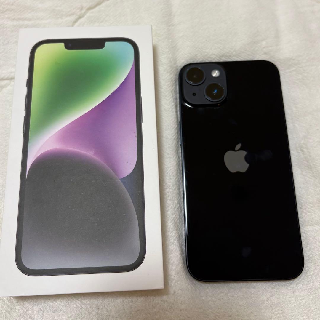 【美品】iPhone14 256GB ミッドナイト SIMフリー