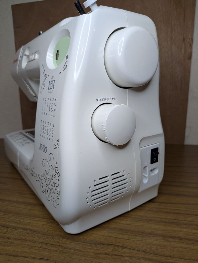 ☆極上美品☆フットコン、ワイドテーブル付属☆ジャノメ662型『JS30』☆