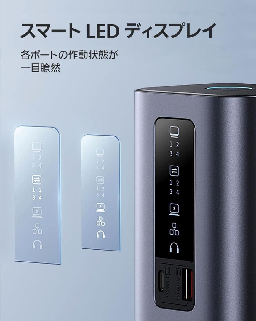 Baseus USB-C ドッキングステーション 11-in-1 4K 急速充電