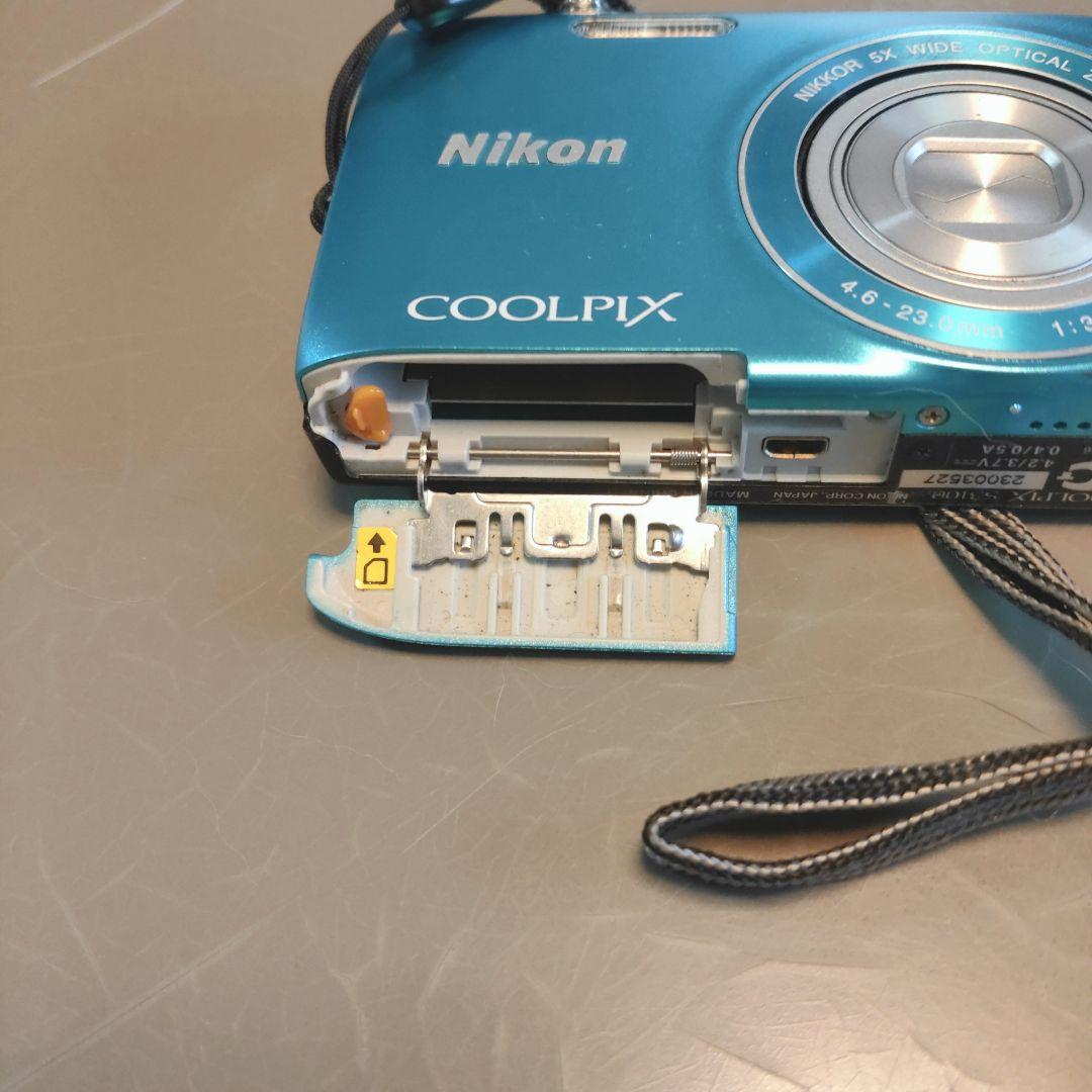 【動作確認済】Nikon COOLPIX S3100 ブルー