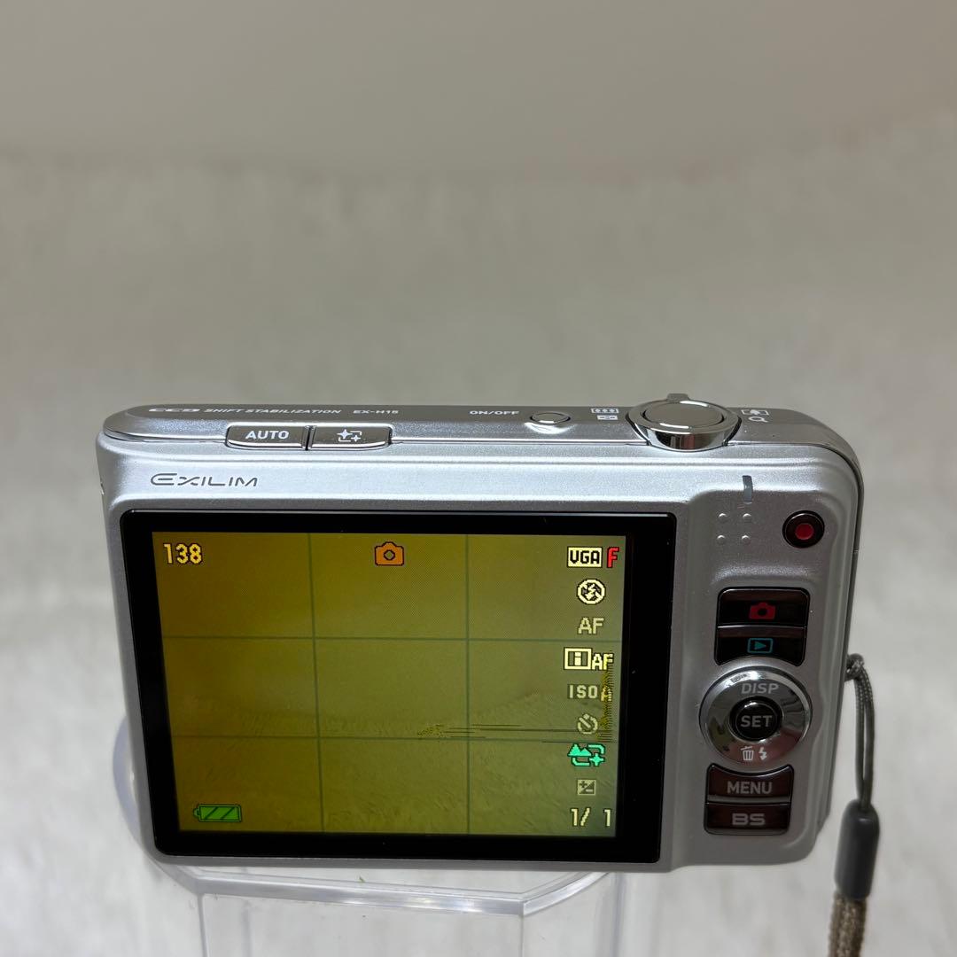 CASIO カメラ　エクシリム　EX-H15 シルバー コンデジ　動作品
