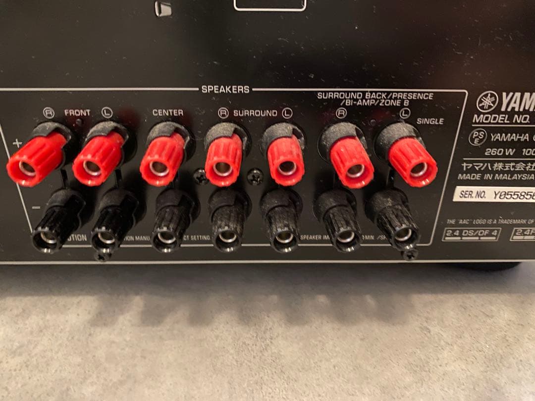 【美品】YAMAHA ヤマハ AVレシーバー RX-V581
