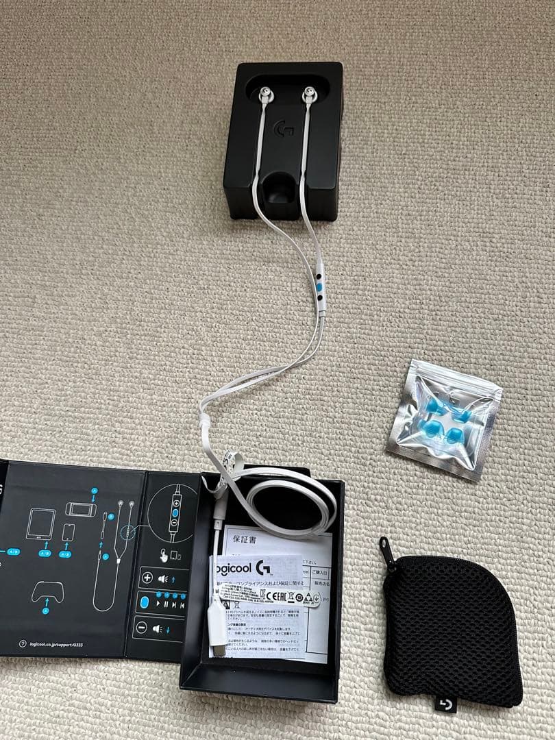 【新品】【値下げ可能！Logicoolゲーミングイヤホン　G333 LoLコラボ