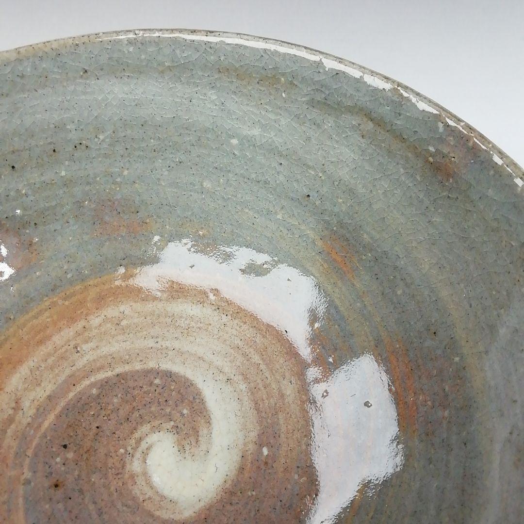 Ｗ２５１　茶碗　『萩焼』『刷毛目　平茶碗』『大山博人 作』　共箱　抹茶碗　茶道具