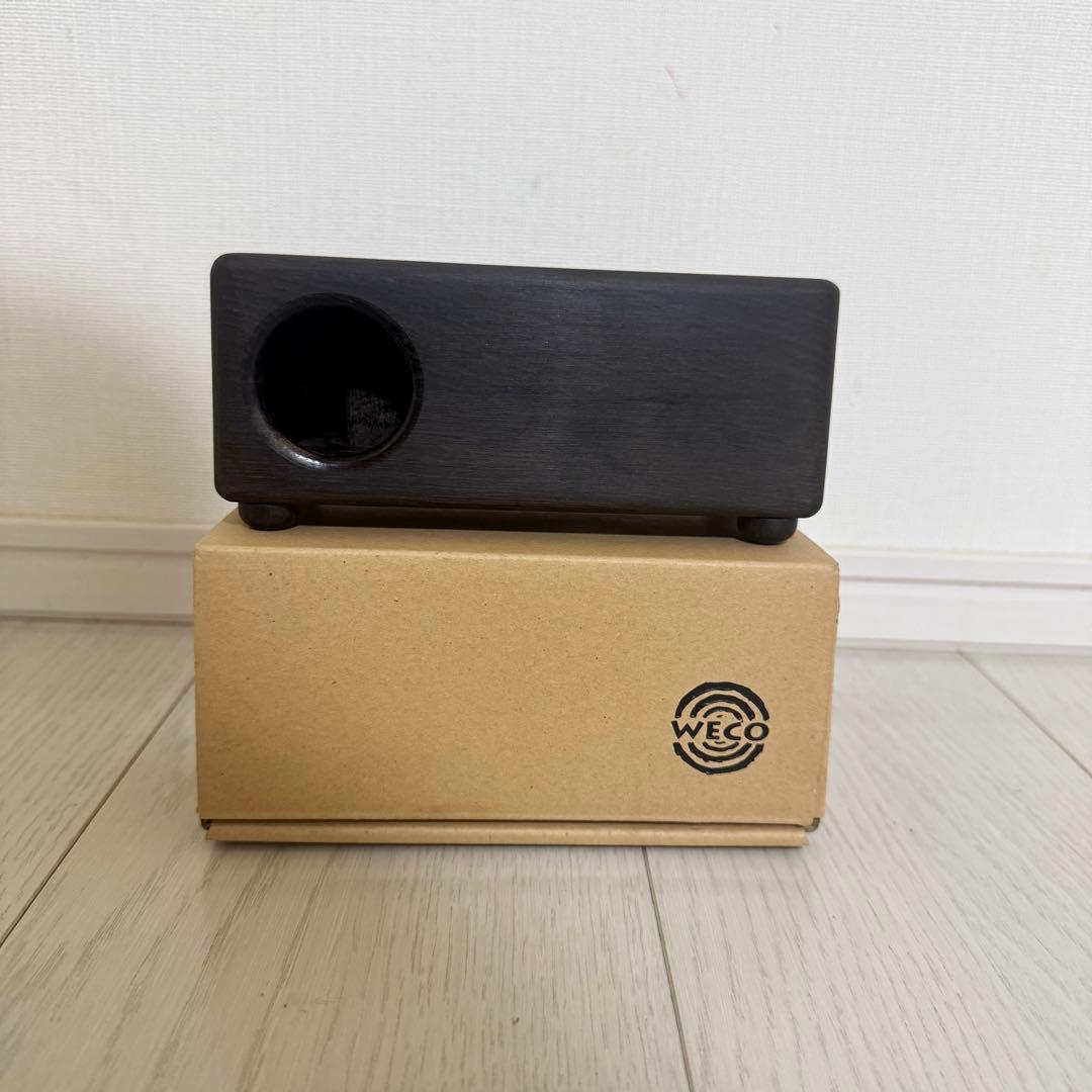 【WECO】天然木スマホスピーカー 紫檀（シタン） 木製 電源不要