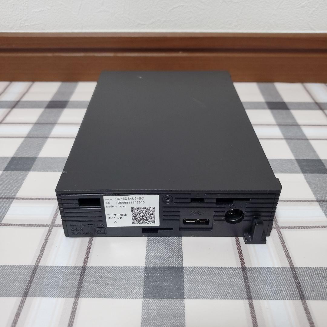 BUFFALO HD-EDS4U3-BC外付けHDDブラック4TB