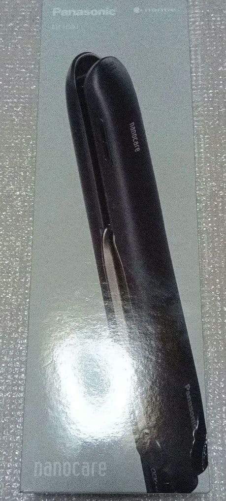 【新品/未使用】Panasonic ストレートアイロン ナノケア 黒
