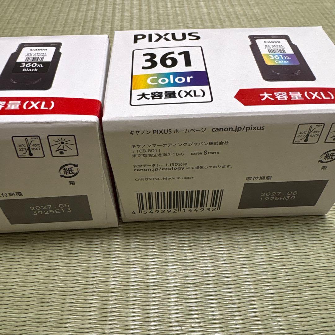 【MOMO】インクカートリッジCanon BC-360XL、361XL