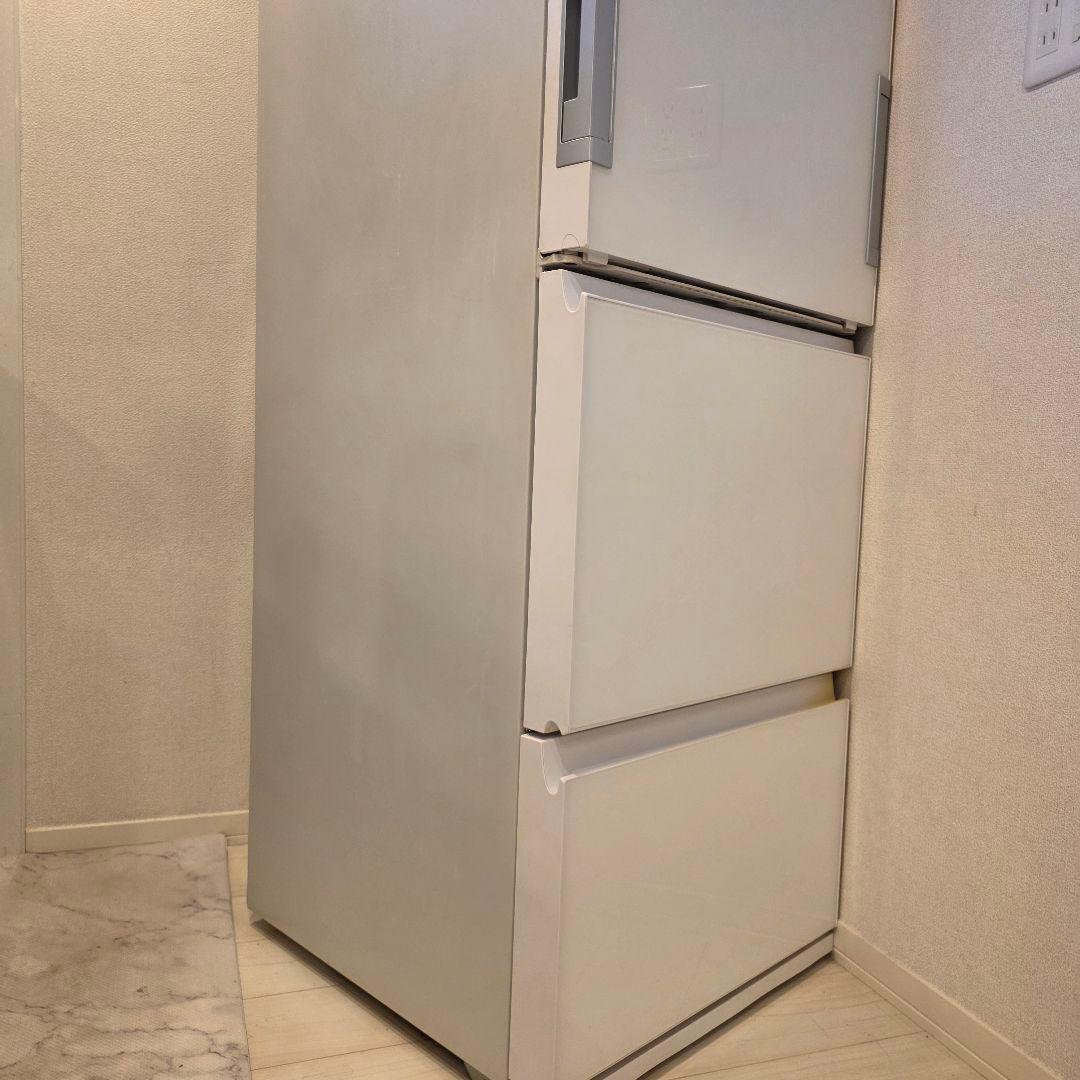 SHARP SJ-GW35C-W 冷蔵庫 350L 両開き 日焼け有り