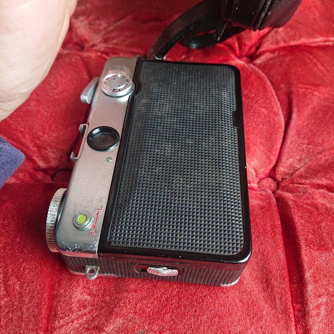 FUJICA H-1 レンジファインダー式カメラ ケース付きブラック