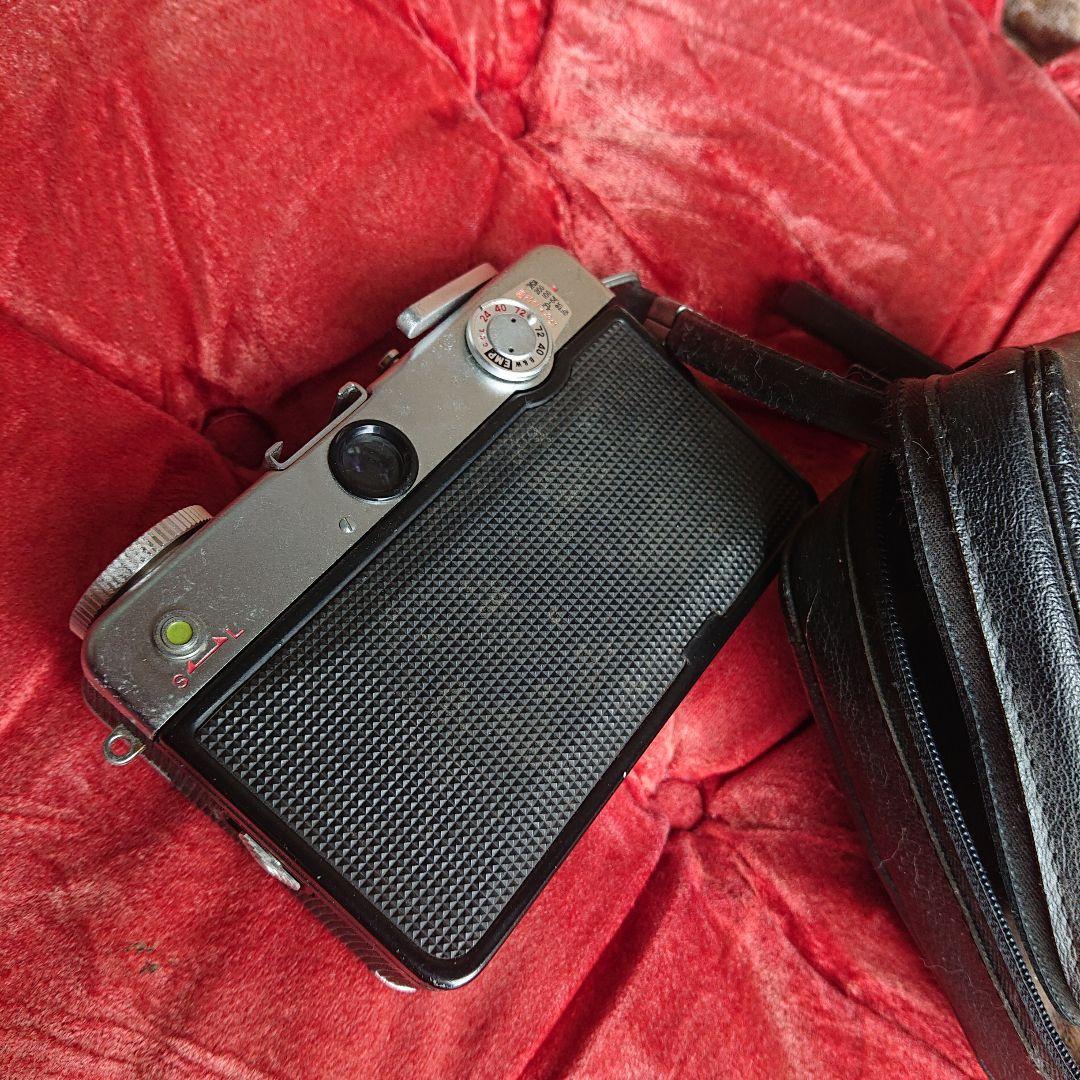 FUJICA H-1 レンジファインダー式カメラ ケース付きブラック