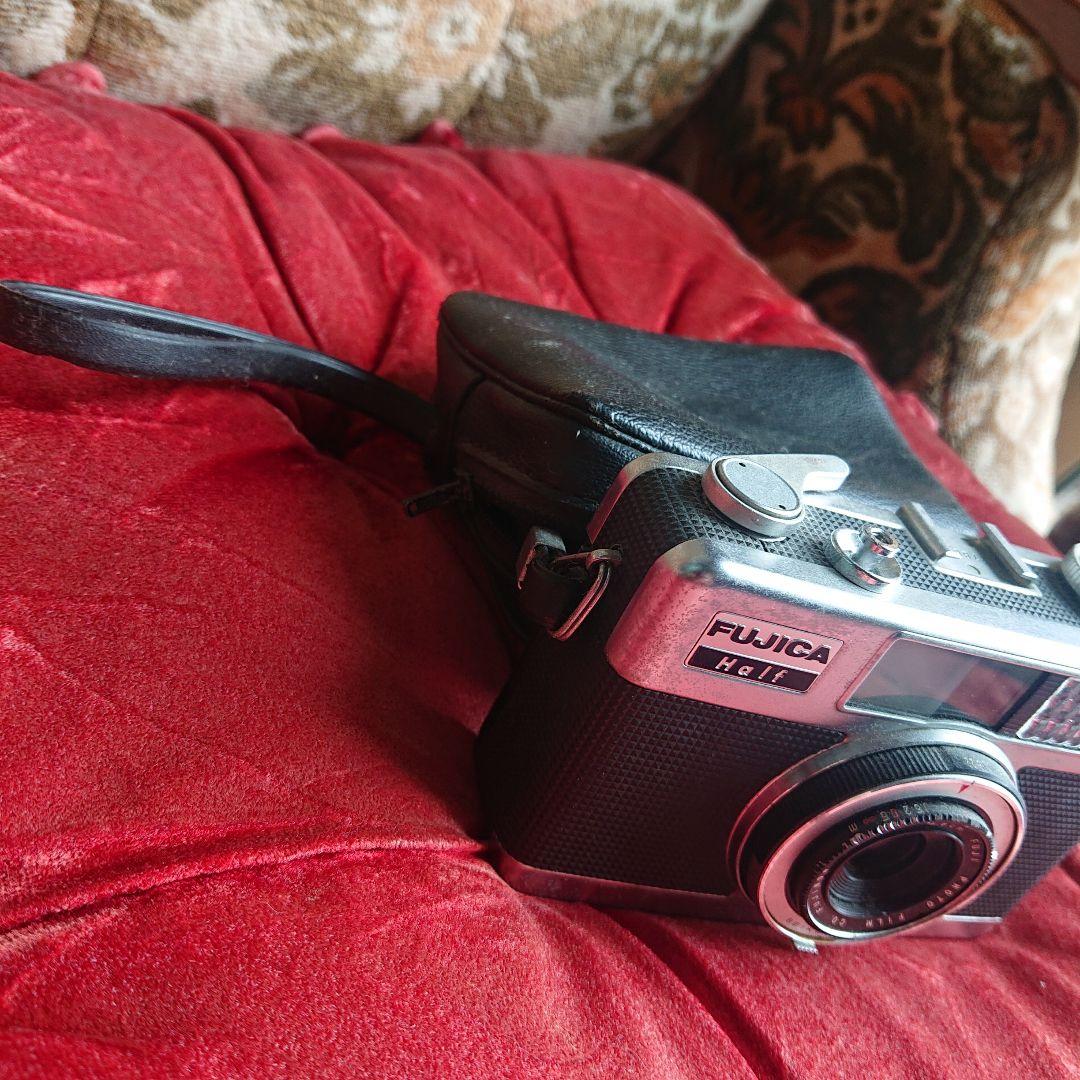 FUJICA H-1 レンジファインダー式カメラ ケース付きブラック