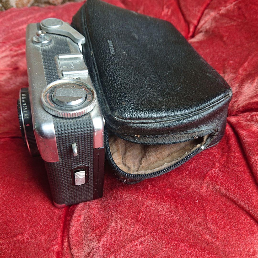 FUJICA H-1 レンジファインダー式カメラ ケース付きブラック