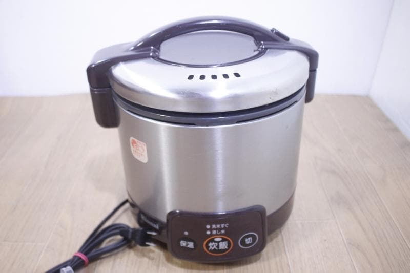 ◆リンナイ　電子ジャー付ガス炊飯器 こがまる　0.5～3合◆都市ガス用