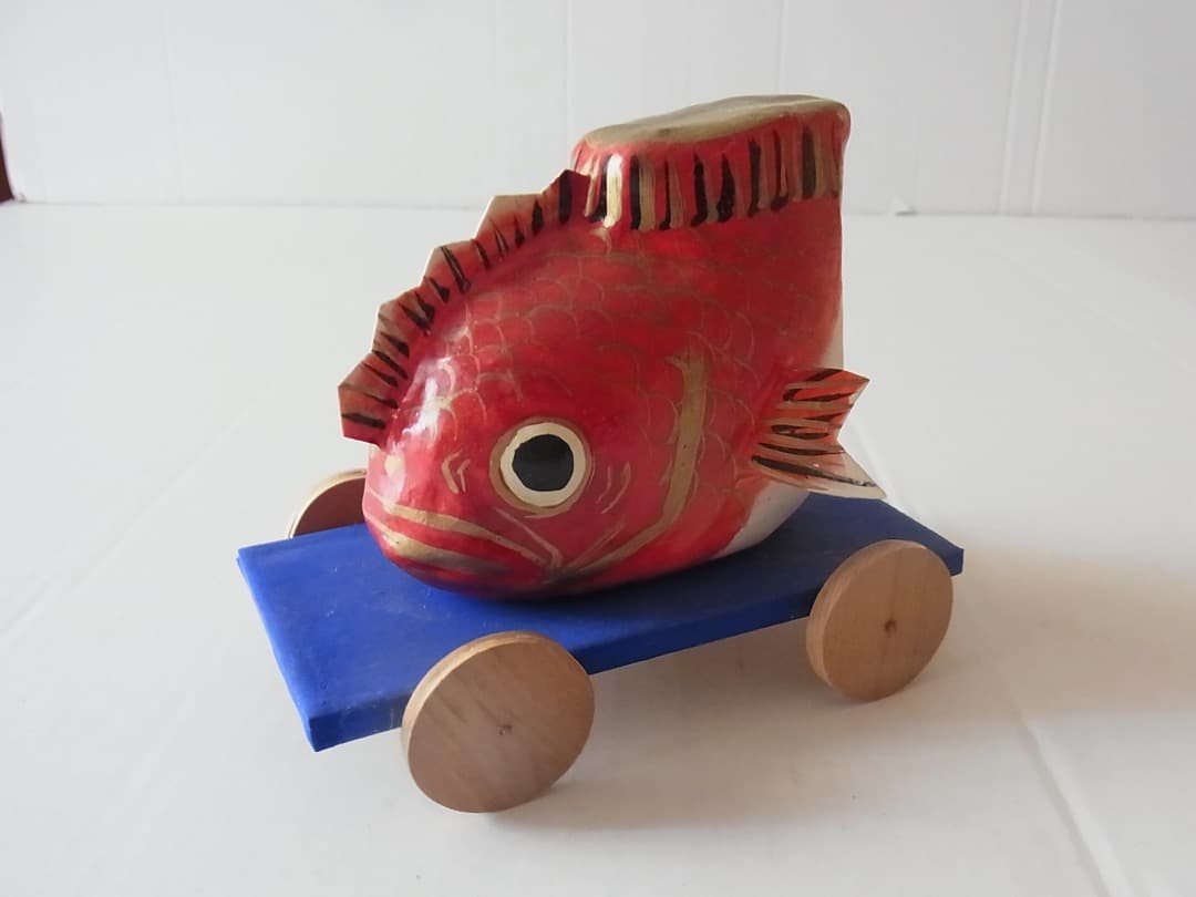 浜松張子『鯛車』／フォークアート 郷土玩具 民藝