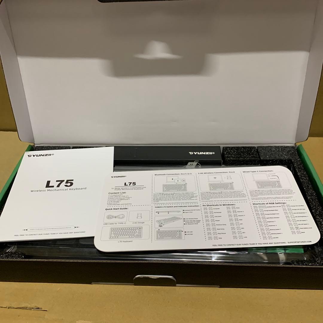 新品　YUNZII L75 KEYBOARD
