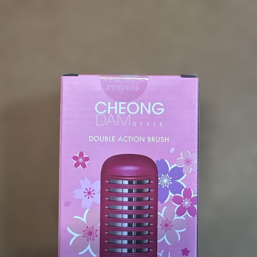 新品　CHEONG チョンダムスタイル ダブルアクションブラシ マゼンタピンク