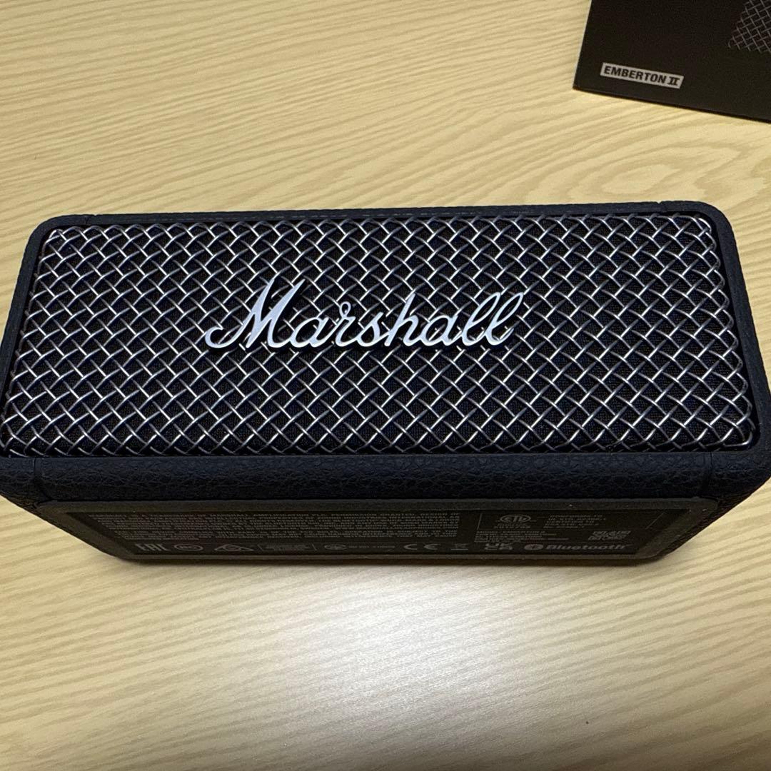 スピーカー・ウーファー Marshall Emberton II Black and Steel