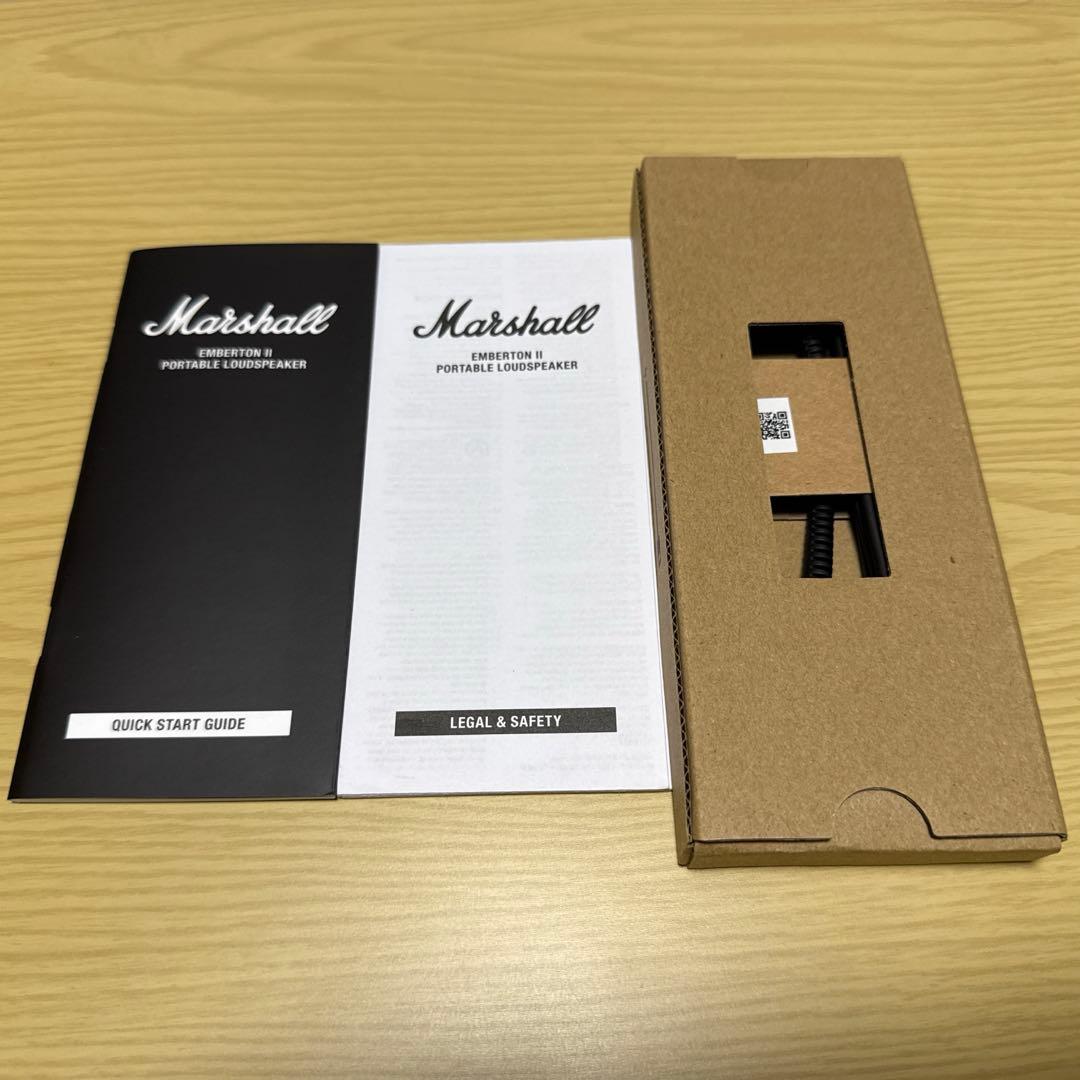 スピーカー・ウーファー Marshall Emberton II Black and Steel