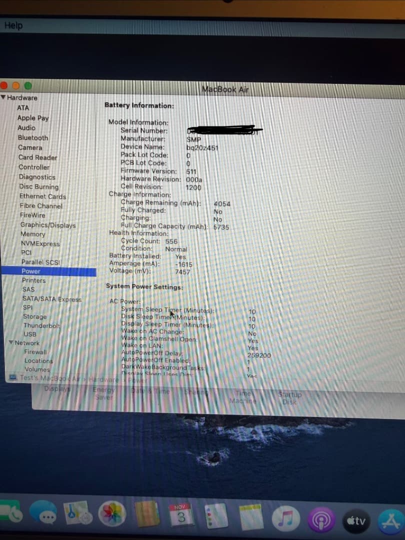 MacBook Air 13inch（2012）バッテリー交換済 2016/10