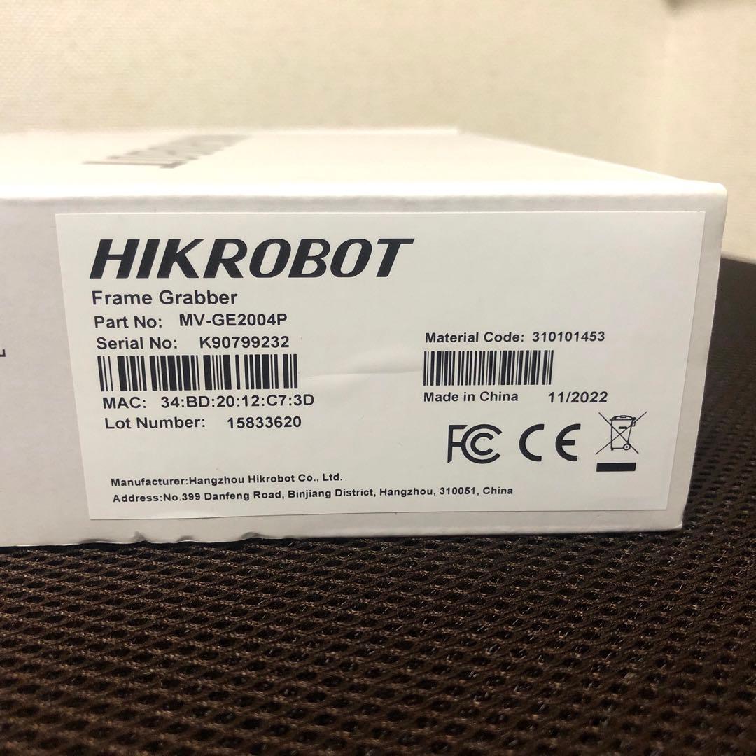 HIK GigE フレームグラバボード　LAN端子増設　4ポート　画像入力　基板
