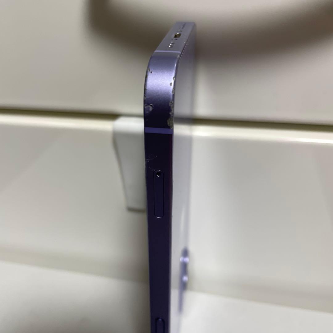 iPhone12 128GB パープル 画面割れ ジャンク 動作OK